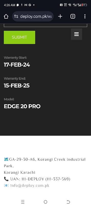 Spare Edge 20 pro 16+256 8