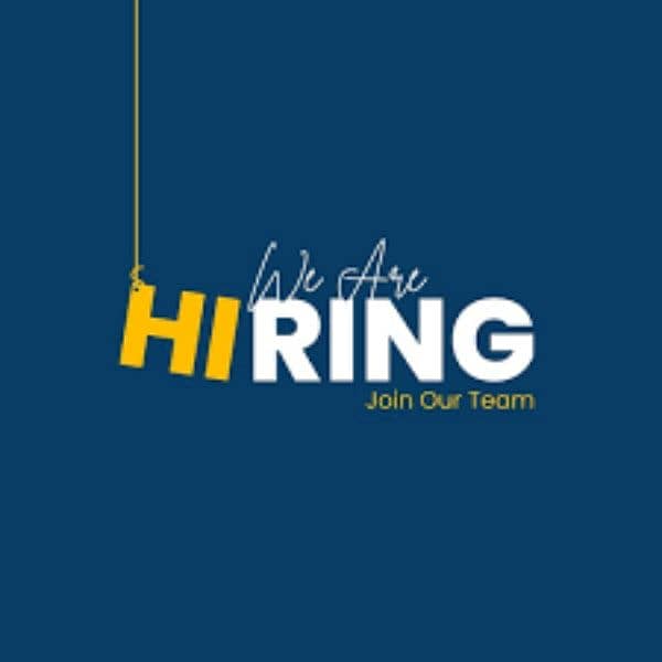 we are Hiring for E commerce positions 0