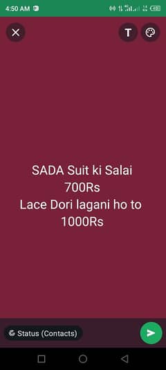 I'm experienced Tailor for ladies suits