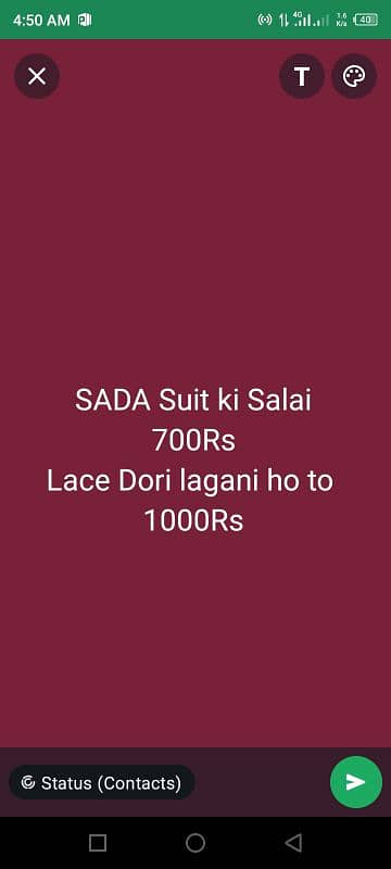 I'm experienced Tailor for ladies suits 0