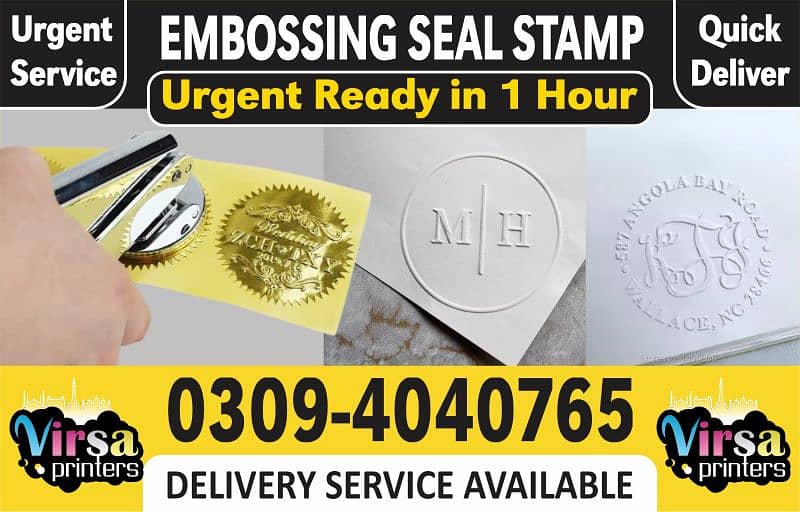 Paper Embossed Stamp Maker Letterhead Printing Rubber Stamp Making 0