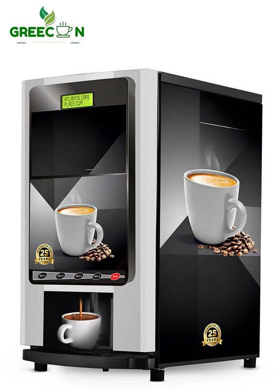 two three and four option automatic tea vending machine for office use 1