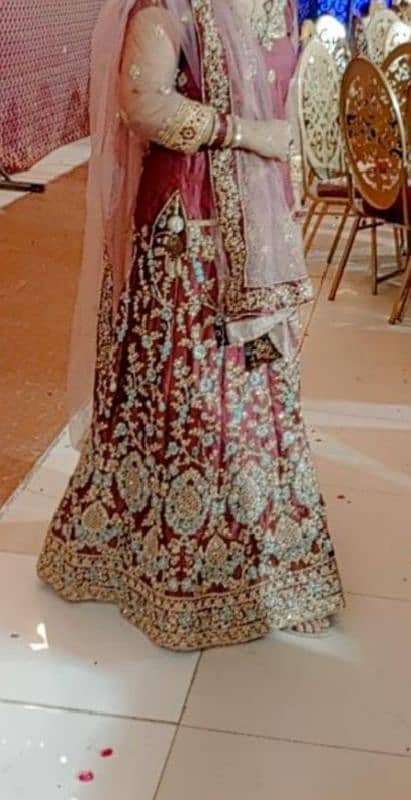 full embroidery langha net dupta dubel color sahd bht pirya hai only 0