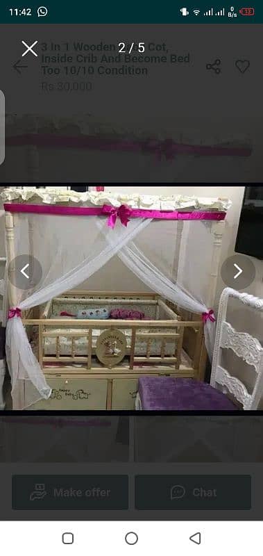 Baby Coat bed 1