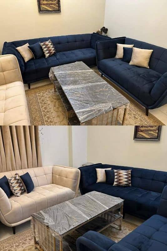 five seater sofa set in moulty foam 10 years warranty card 3