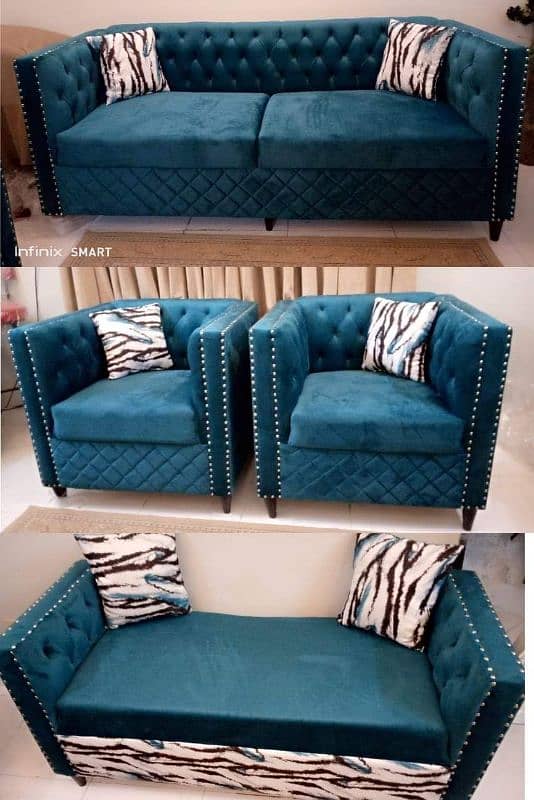 five seater sofa set in moulty foam 10 years warranty card 8