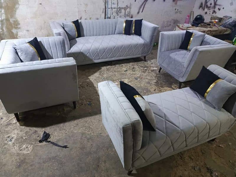 five seater sofa set in moulty foam 10 years warranty card 9