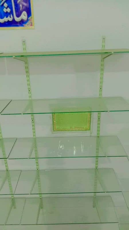 shelves and racks for shop Glass shelves racks 0