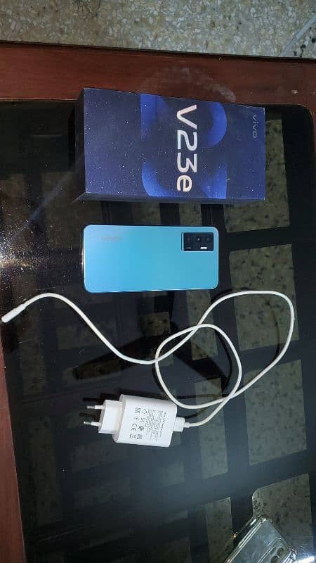 Vivo V23 pta official approved with box and Original fast charger 6