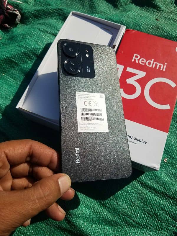 redmi 13c 6+128gb with box charger 0