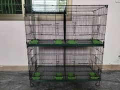 6 or 4 portion iron angle or folding cage urgent forsale