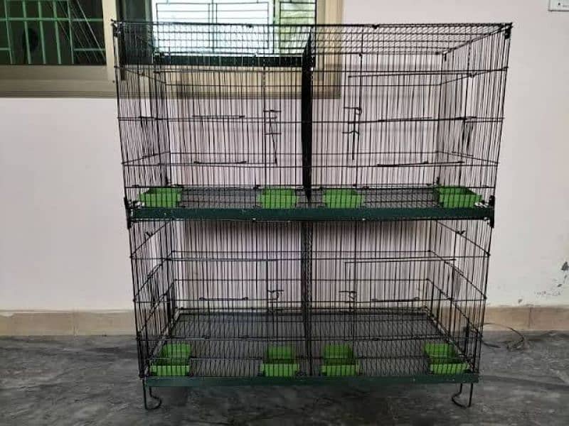 6 or 4 portion iron angle or folding cage urgent forsale 0