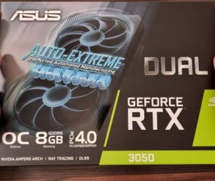 Asus dual Rtx 3050 auto extreme 0