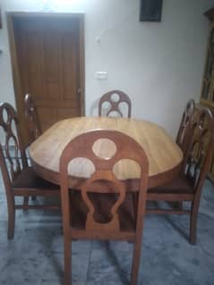 Dining table with chairs