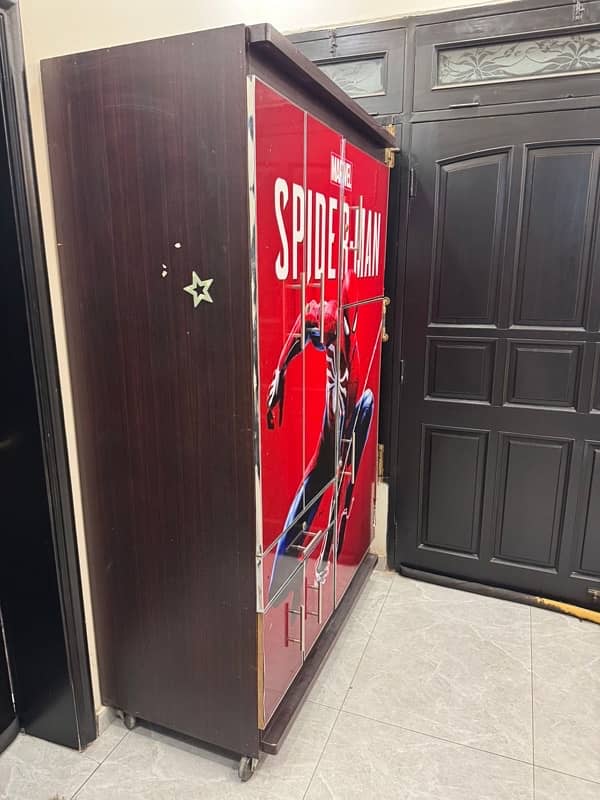 Spiderman Kids Wardrobe with Compartments 1