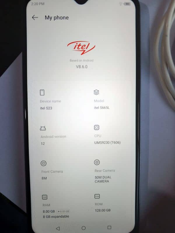 itel s23 (full box) 9.5/10 fault ki guarantee 1