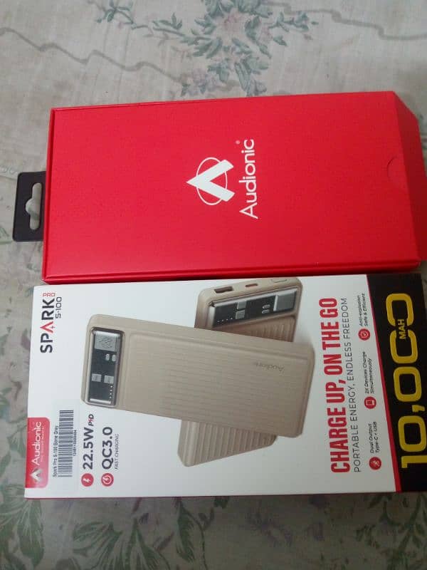 Audionic 10000 mAH power bank brand new box pack 2