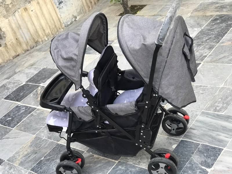 Kids Double Stroller (Bambino) 4