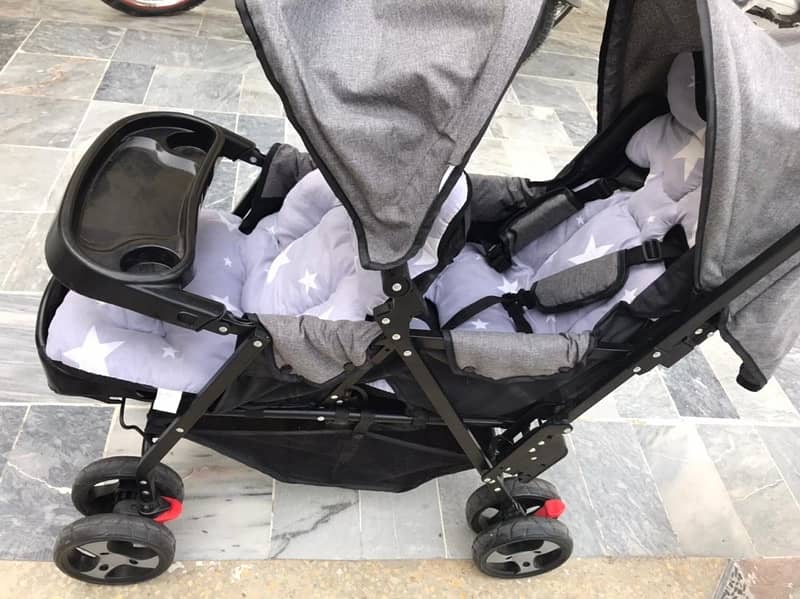 Kids Double Stroller (Bambino) 7