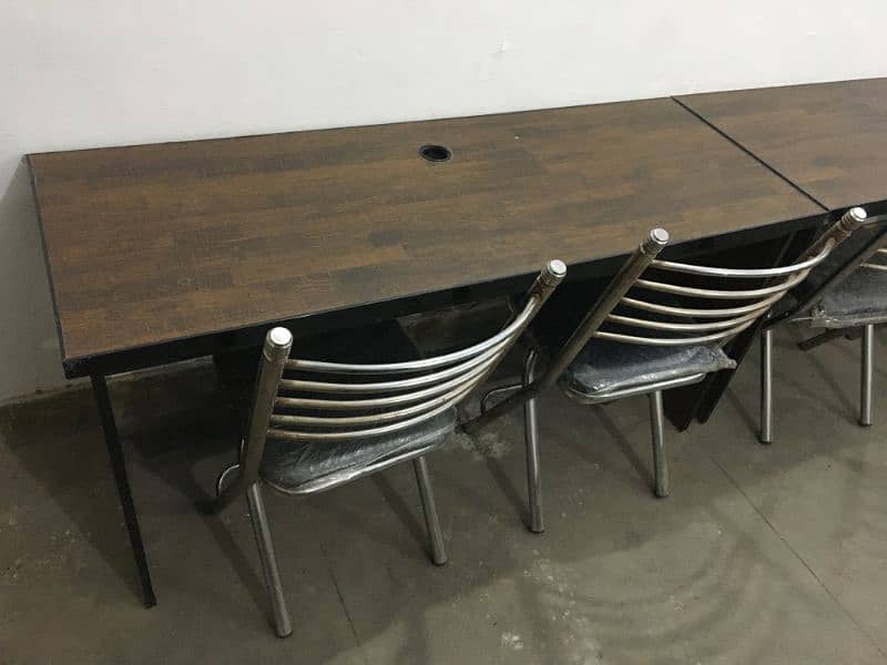 Computer Tables & Folding chairs 1