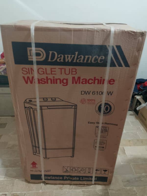 Dawlance DW 6100W Single Tub Washing Machine 0