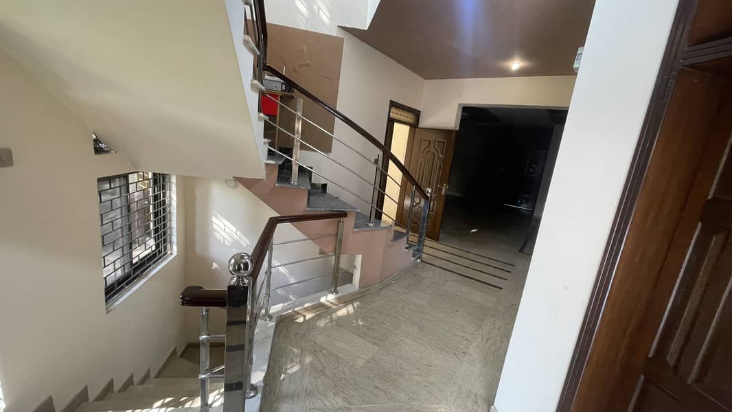 1 kanal lower portion for rent in model town best location with basement hall for family or for use silent ofc 2