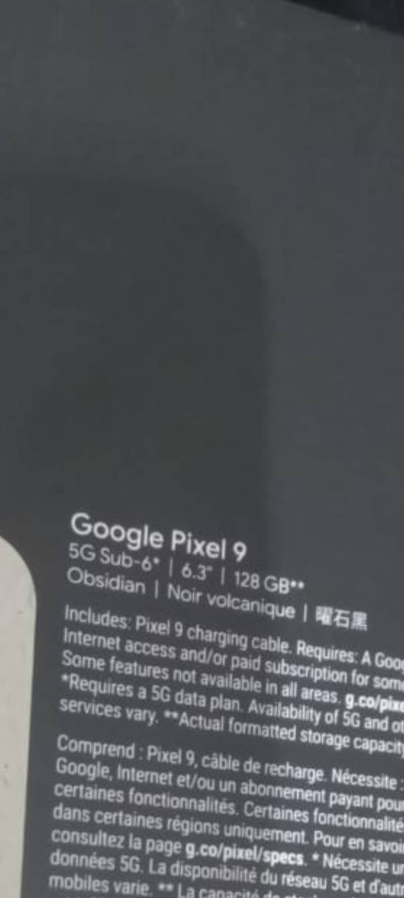 Google pixel 9 4