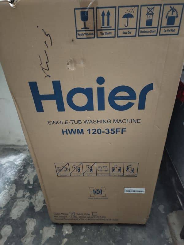 I want to sale Haier washing machine 0