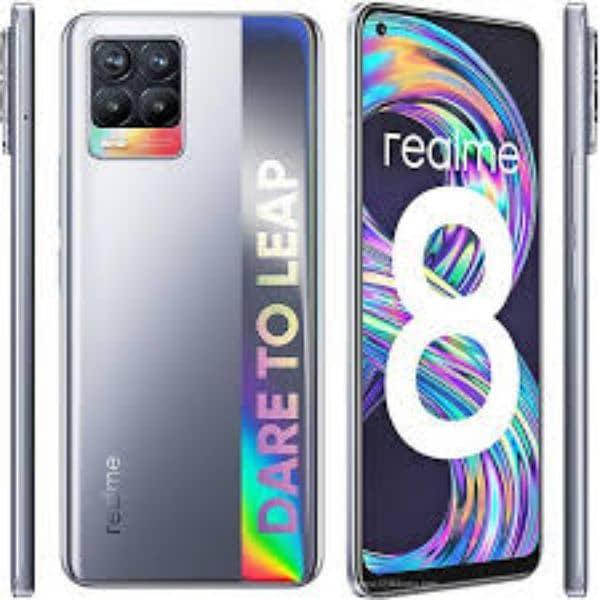 Realme 8(8+6,128)Ful box 1