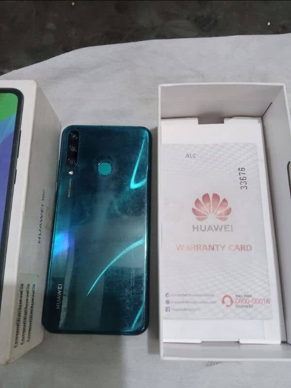 Huawei y6p 3/64 GB in Good condition complete box PTA officel Approved 12