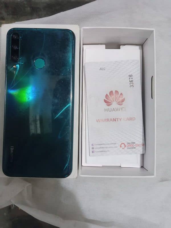 Huawei y6p 3/64 GB in Good condition complete box PTA officel Approved 13