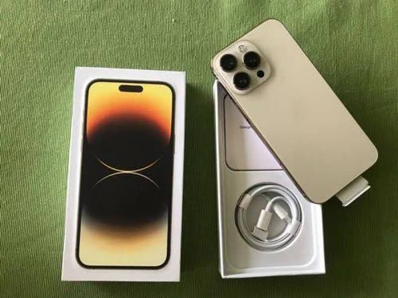 iphone 14 pro max 256gb pta approved 10/10 condition 92 health gold 0