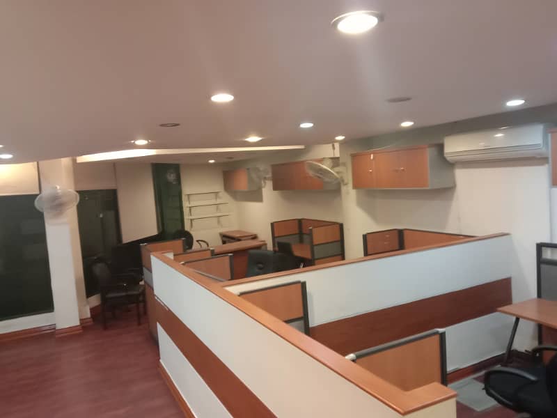 Furnished OFFICE FOR RENT IN MAIN BOULEVARD GULBERG III 7