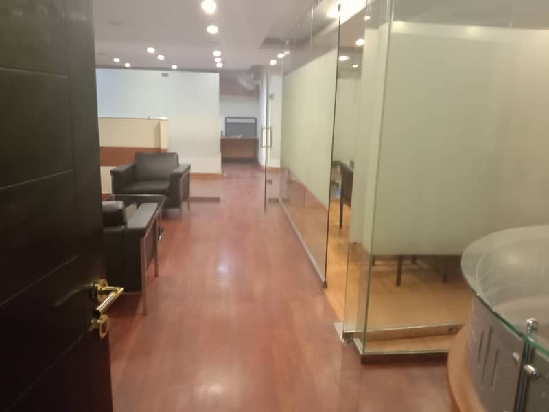 Furnished OFFICE FOR RENT IN MAIN BOULEVARD GULBERG III 11