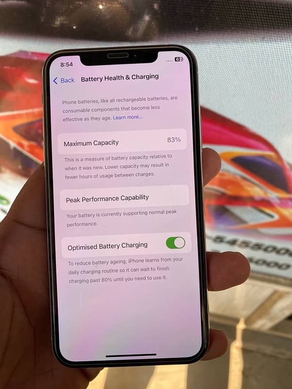 iPhone XS 64GB Non PTA 83 Battery Look Like new 6