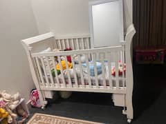 baby cot with mattress