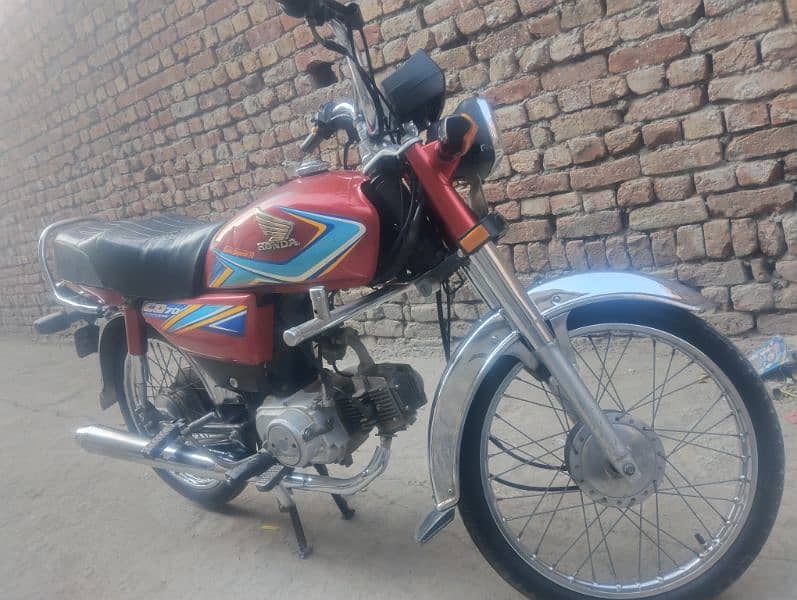 Honda 70 for condition saaf hai mobile number 03258787484 1