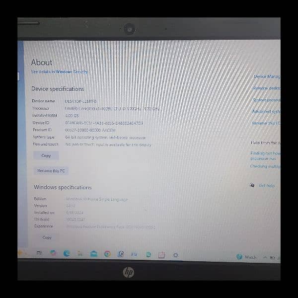 HP laptop used  WhatsApp nnmbr : 03489588188 3