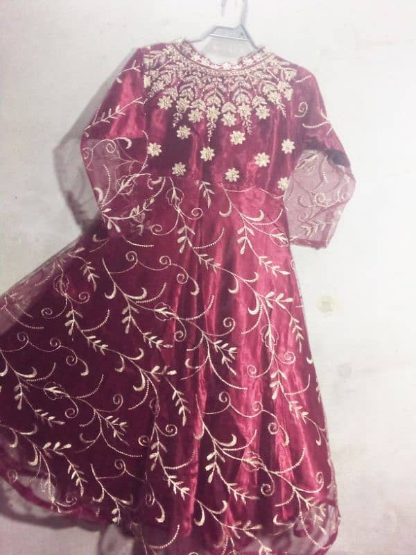 Silk Maxi/#mehroon color#part wear 0