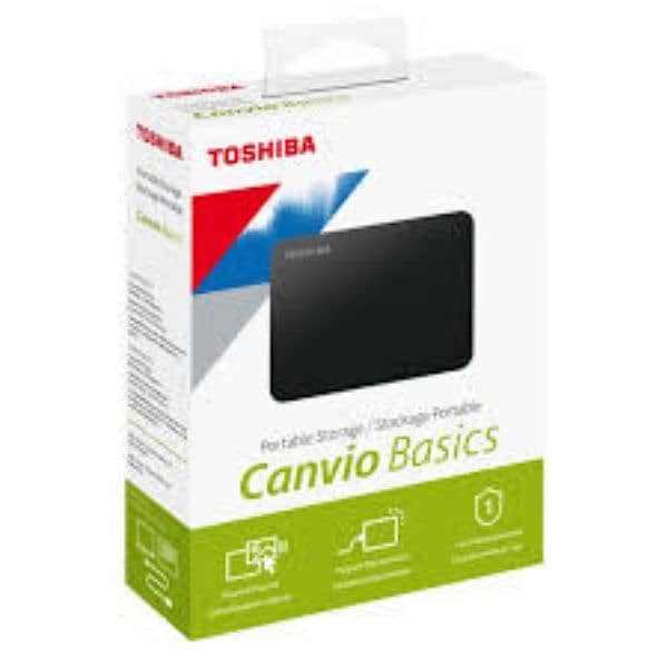 TOSHIBA Cavio Basics 2TB. Portable Storage Stockage 3