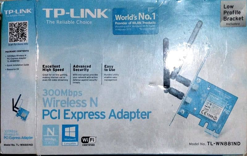 PC tp link wireless card 0