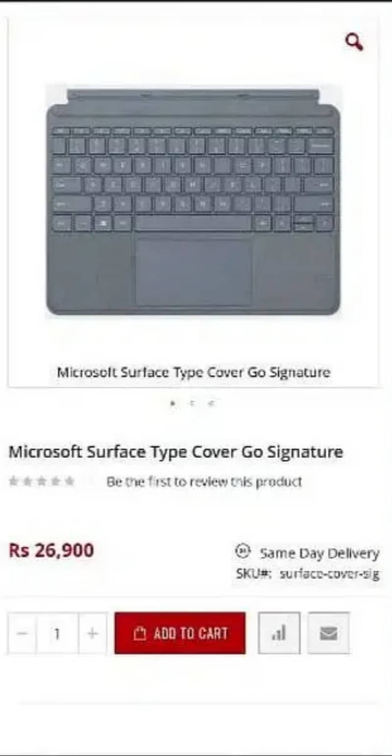 Microsoft Surface Go 1 / 2 / 3 Signature keyboard , Cobalt Blue pro 7 3