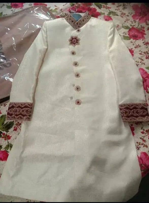 SHERWANI PLUS KULLA FOR SALE 0