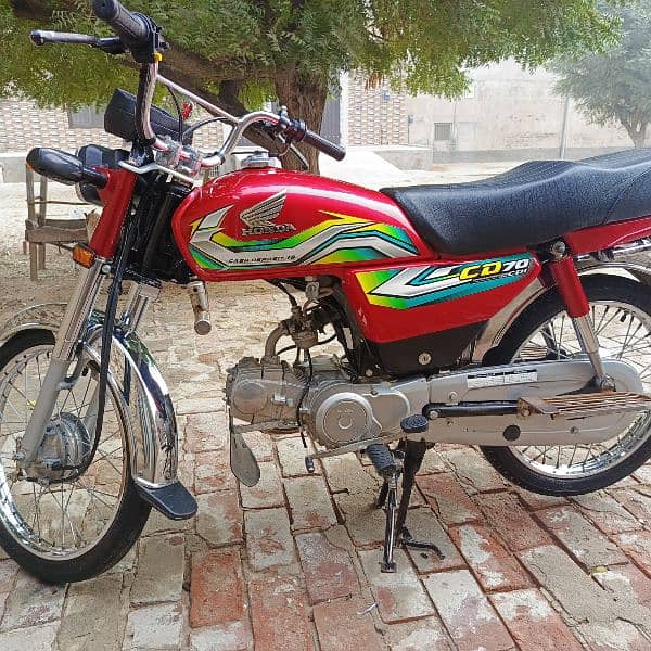 Honda CD 70 2023 model 4