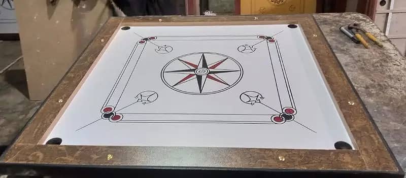 MARBLE DABOO GAME , CARROM BOARD , NEW MARBLE USE , DABOO GAME 1