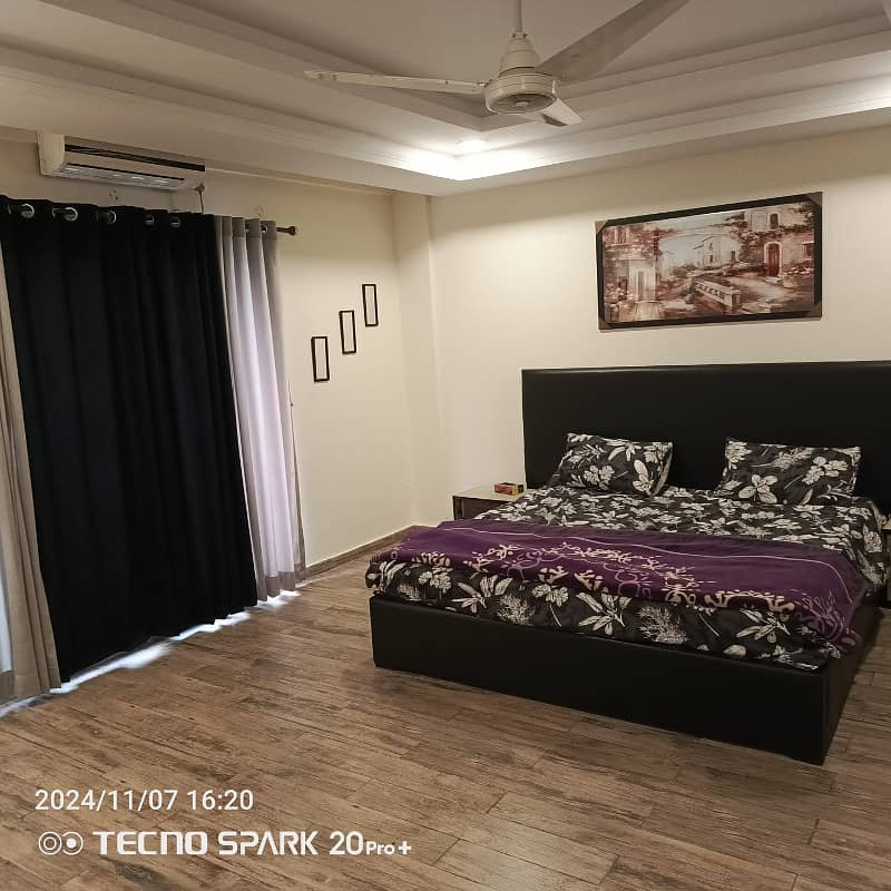 1 bed full furnished apartment available for rent hights 1 phase 1 bahria town 2