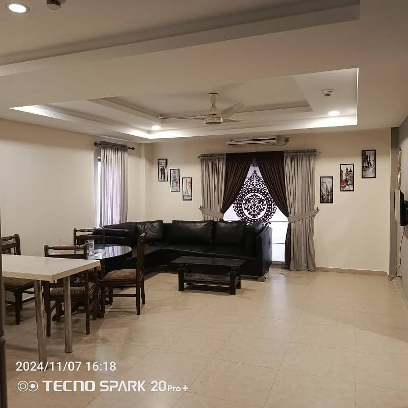 1 bed full furnished apartment available for rent hights 1 phase 1 bahria town 4