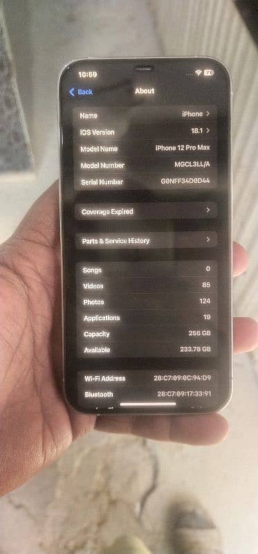 iphone 12 pro max 256 gb (fu) non pta 6