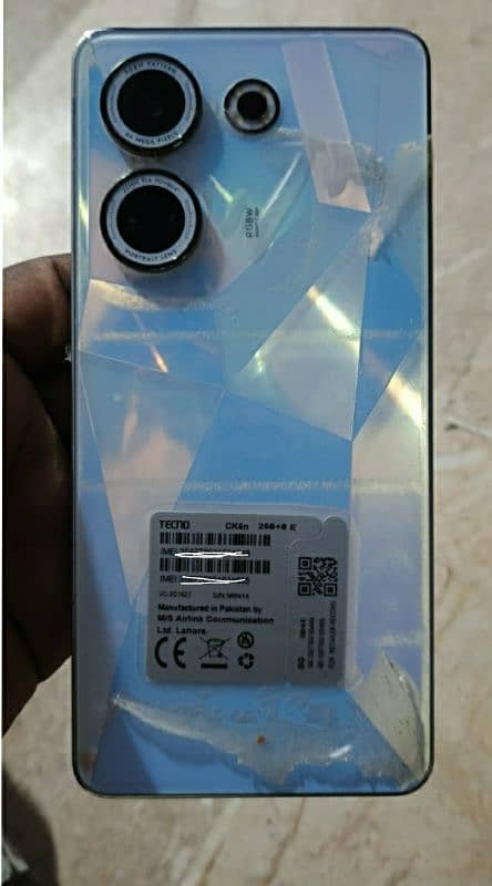 tecno camon 20 8+8. ram. . 256gb 3