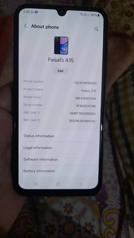 samsung a15 5g 6